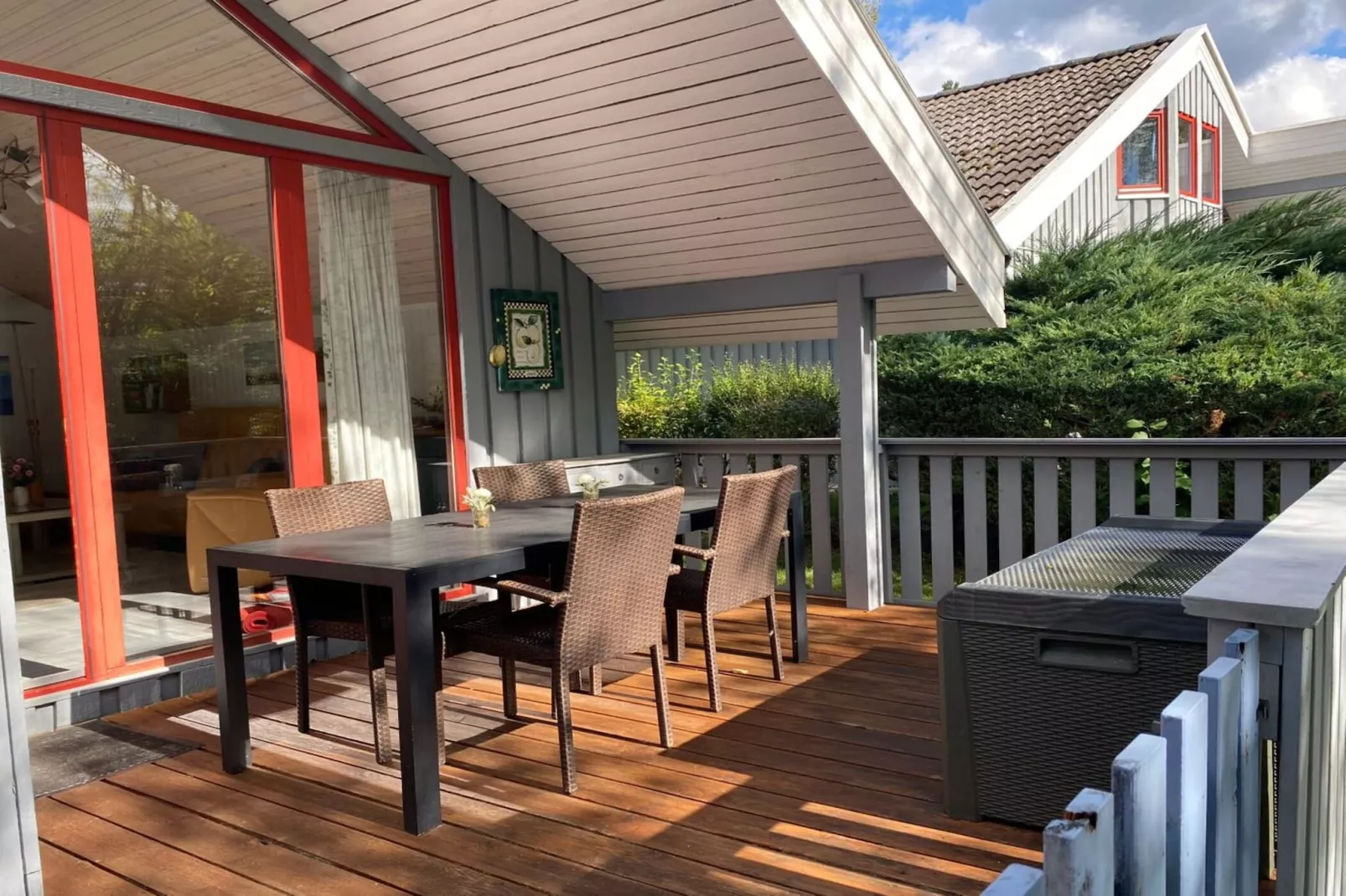 FH Wildgans Comfort mit Sauna & Kaminofen 81 qm 85-Terrasse / balcon