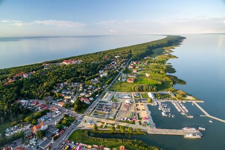 Apartamenty wakacyjne w Krynicy Morskiej z widokiem na miasto NR 9-Gebiete Sommer 1 km