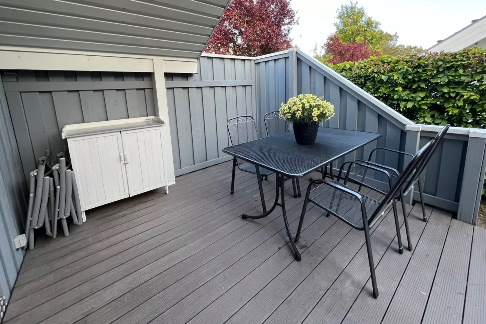 FH Wildgans Comfort mit Sauna & Kaminofen 81 qm 156-Terrasse/Balkon