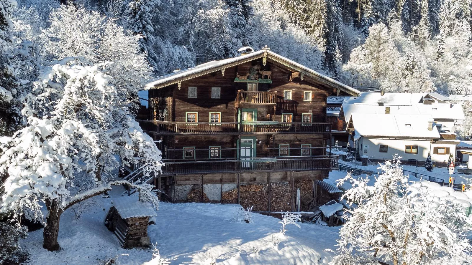 Alte Grafenmühle-Exterior in winter