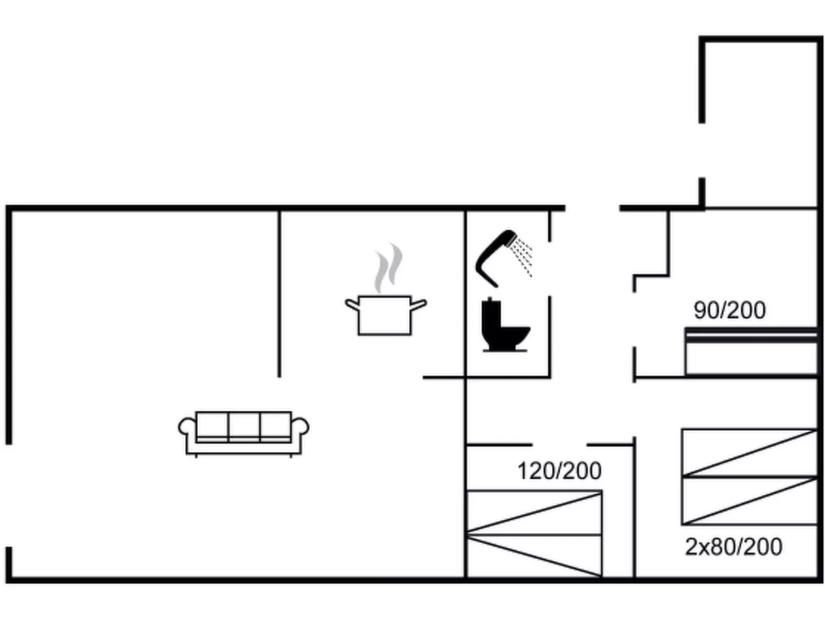 "Sheyla" - 70m from the sea-Inside
