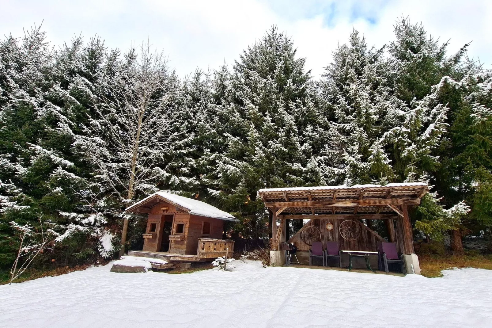 Haus Stefflmoos-Garten Winter
