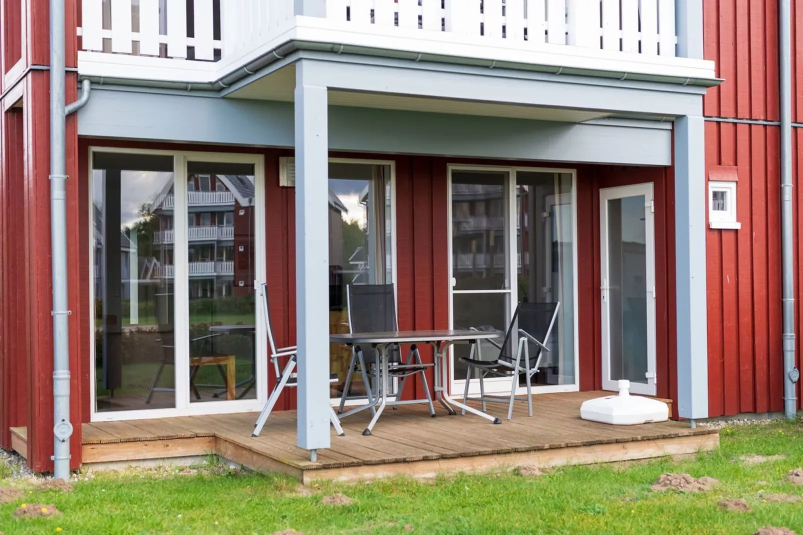 Kapitänshaus Gartendeck 64 qm Nr 472-Terrasse / balcon