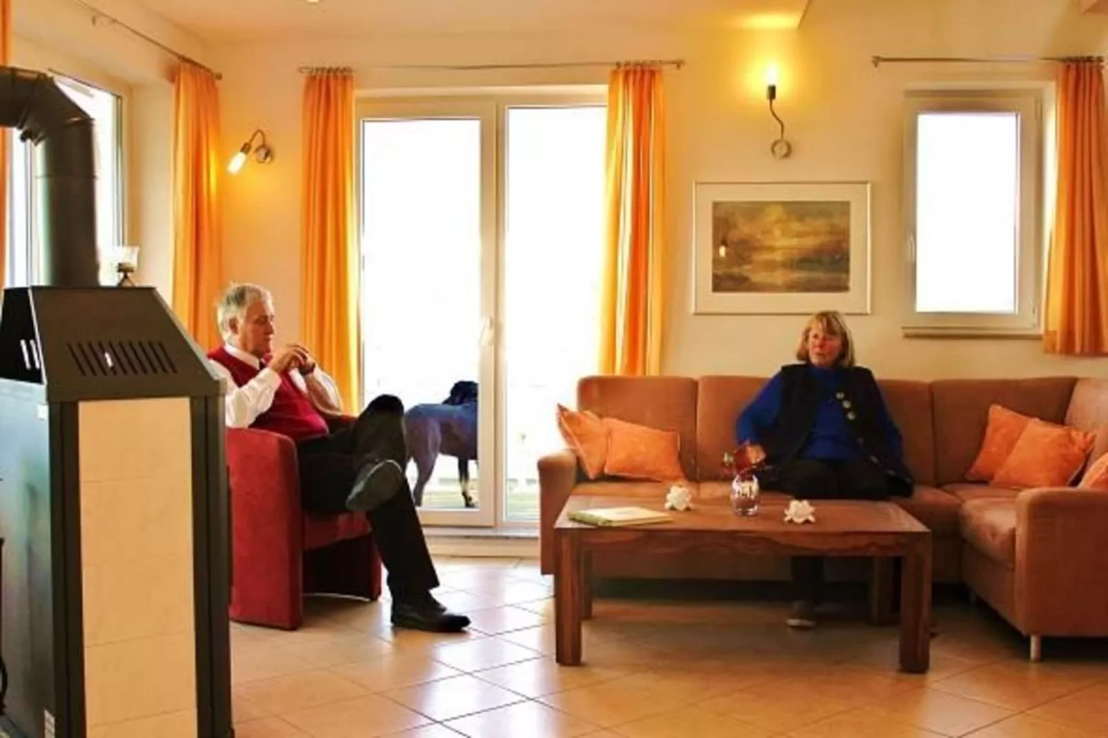 Kapitänsdeck 4 Pers 443-Wohnzimmer