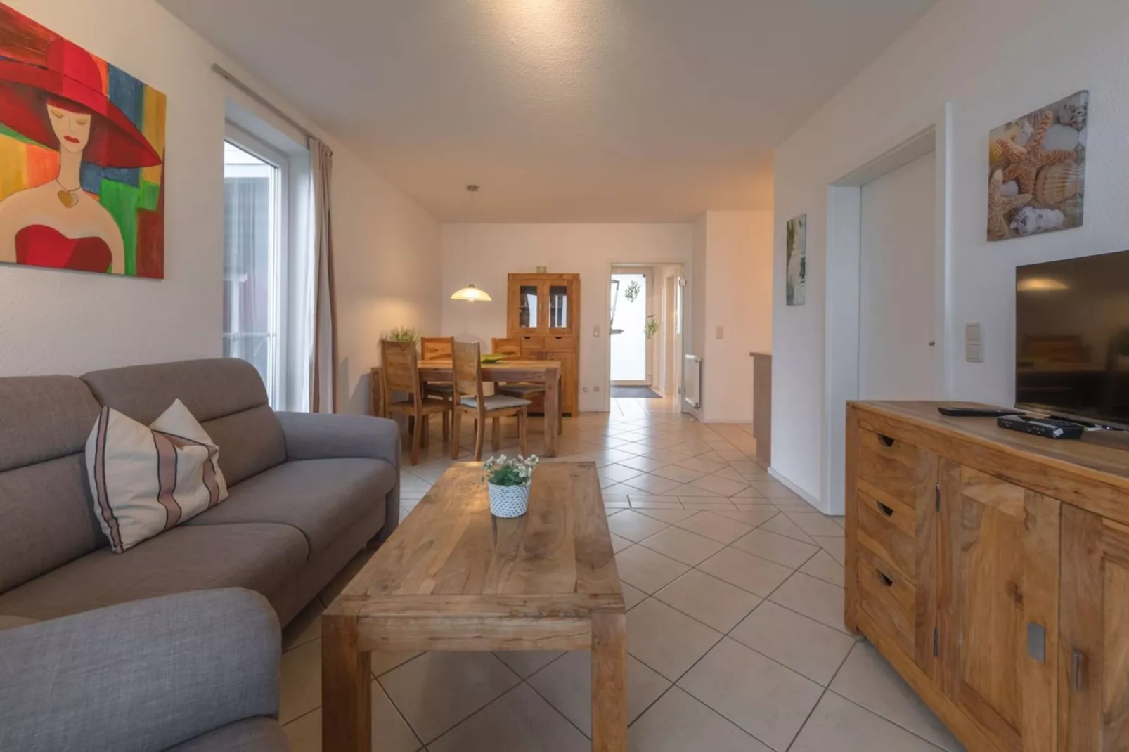 Kapitänshaus Gartendeck 64 qm Nr 492-Dining room