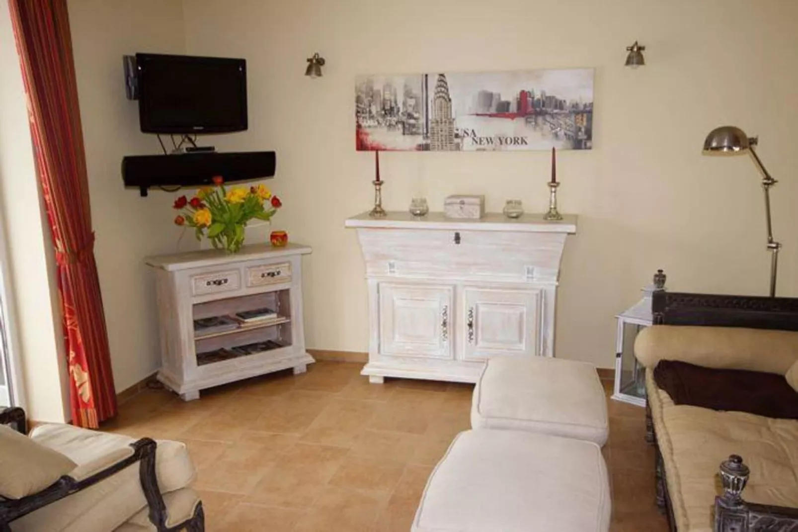 Kapitänsdeck 4 Pers 453-Wohnzimmer