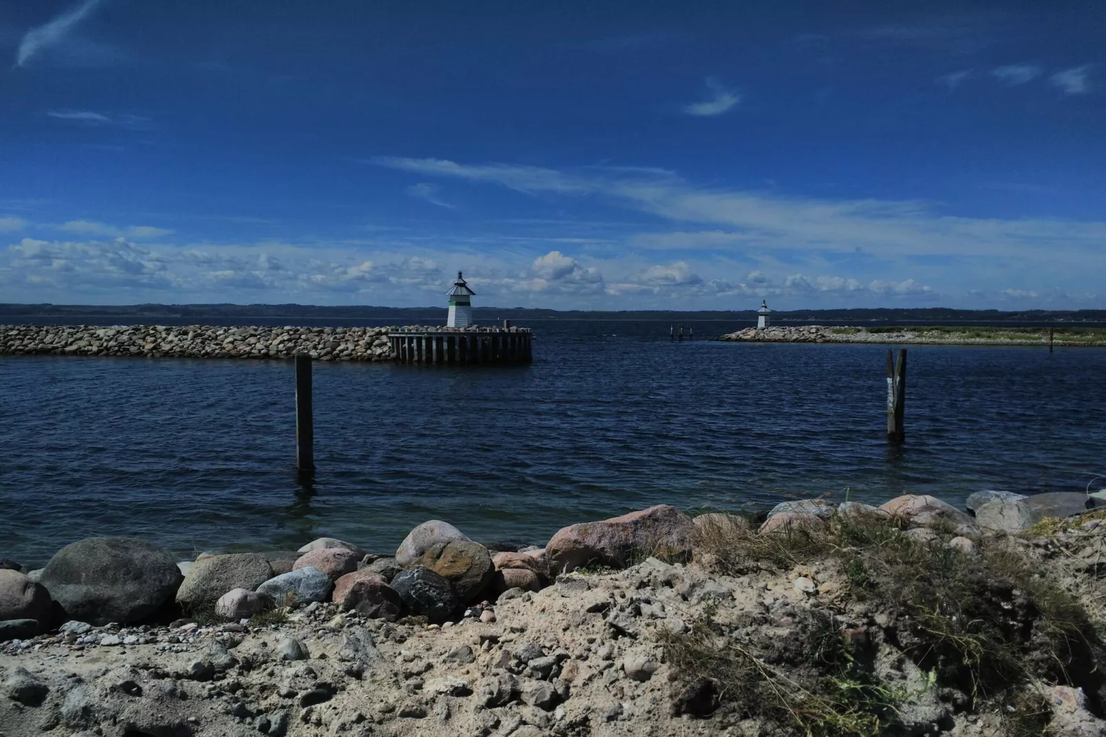 Maison de vacances pour 6 a Rønde-By Traum-Vue sur l'eau