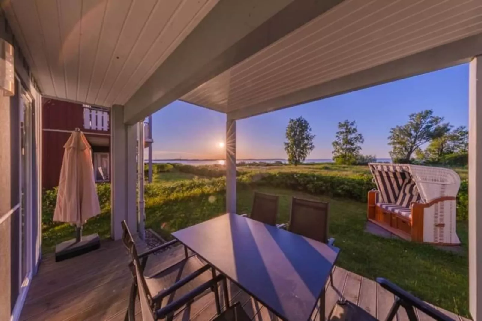 Kapitänshaus Gartendeck 64 qm Nr 531-Terrasse / balcon