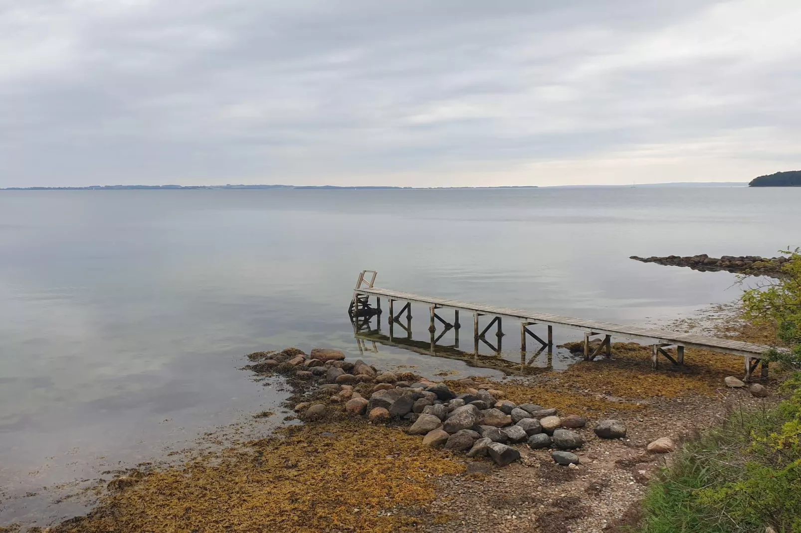 Maison de vacances pour 6 a Rønde-By Traum-Vue sur l'eau