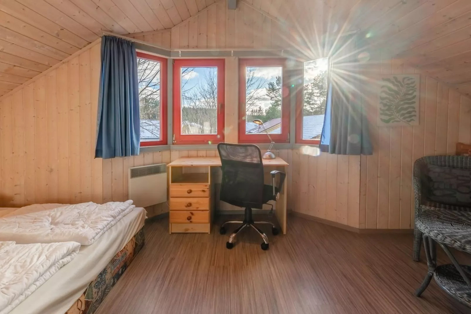 FH Wildgans Comfort mit Sauna & Kaminofen 81 qm 157-Schlafzimmer