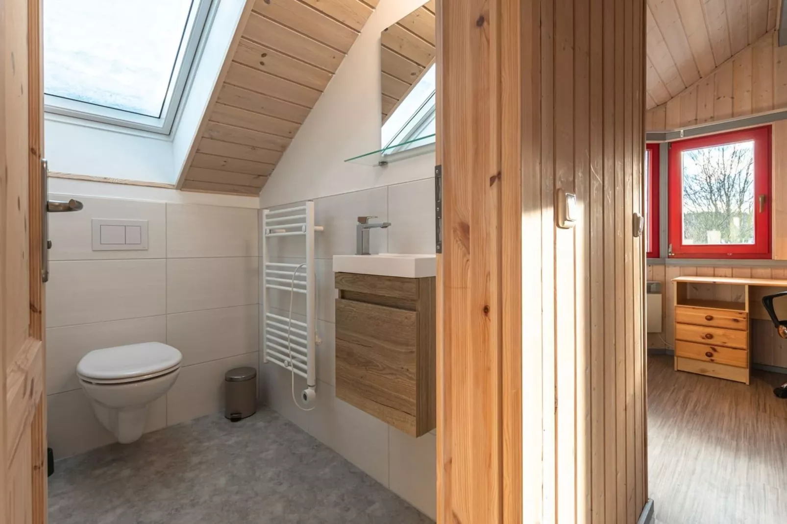 FH Wildgans Comfort mit Sauna & Kaminofen 81 qm 157-Badezimmer