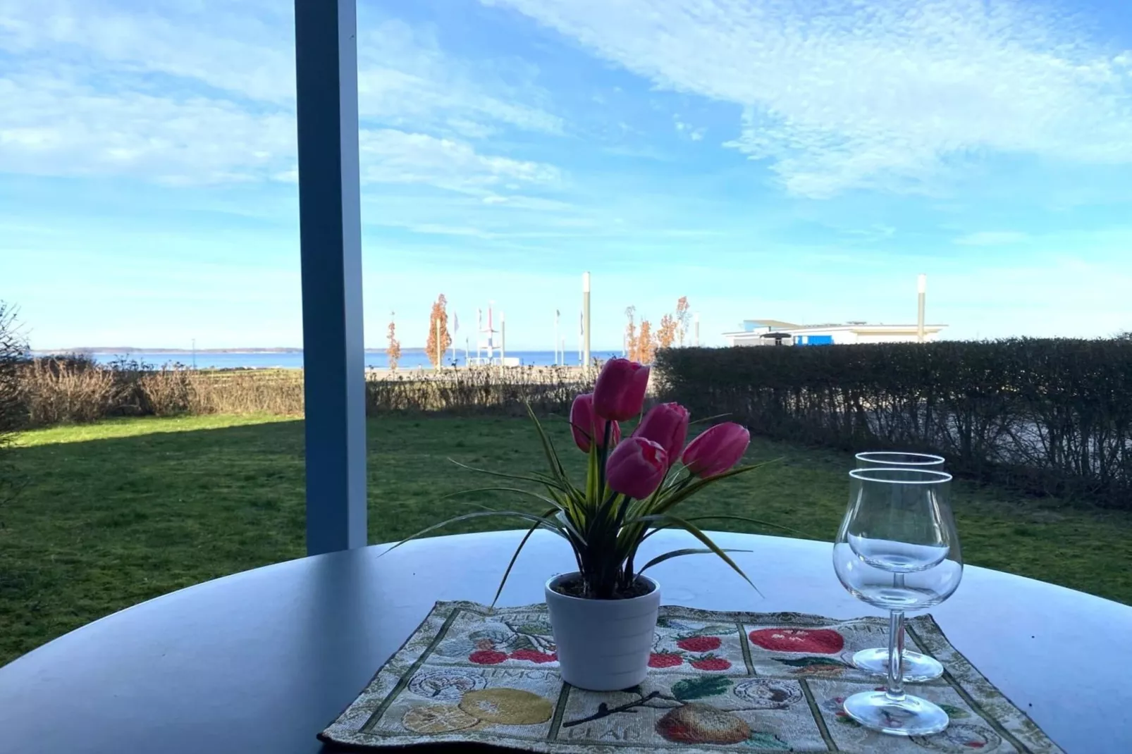 Kapitänshaus Gartendeck 64 qm Nr 442-Terrasse / balcon