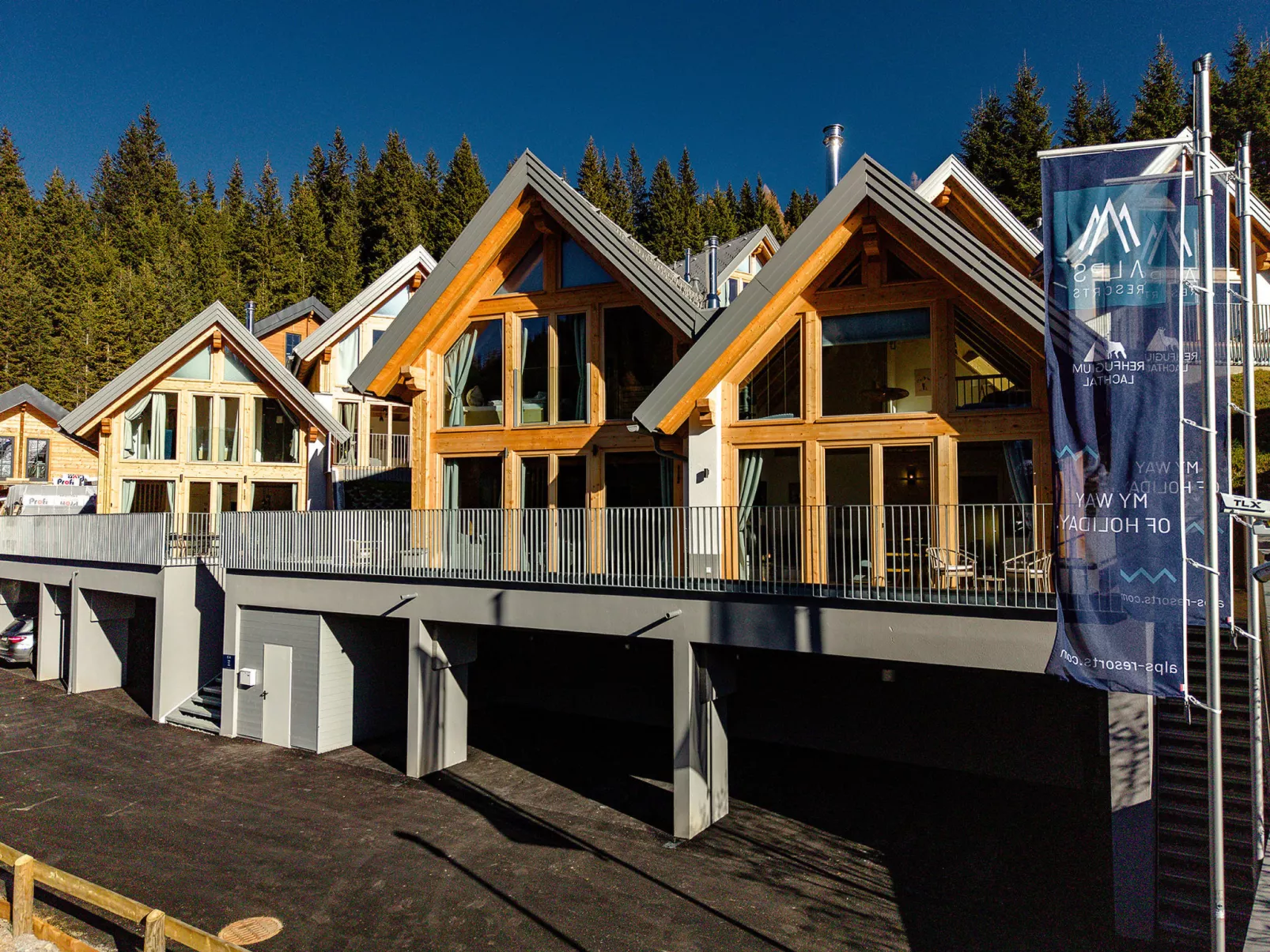 Chalet Nr. 4 mit 2 Schlafzimmern und Sauna-Inside