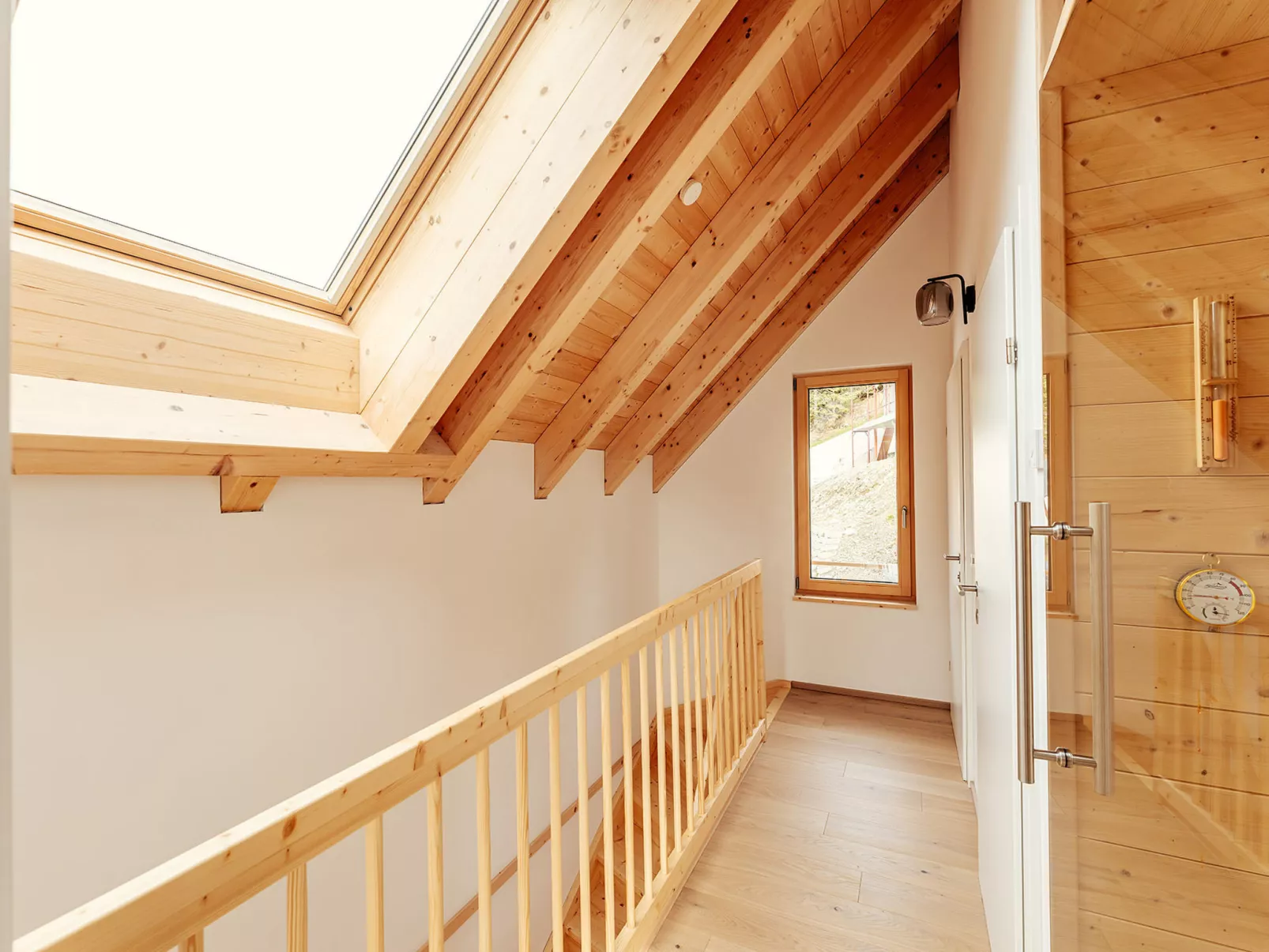 Chalet Nr. 1 mit 2 Schlafzimmern und Sauna-Dedans