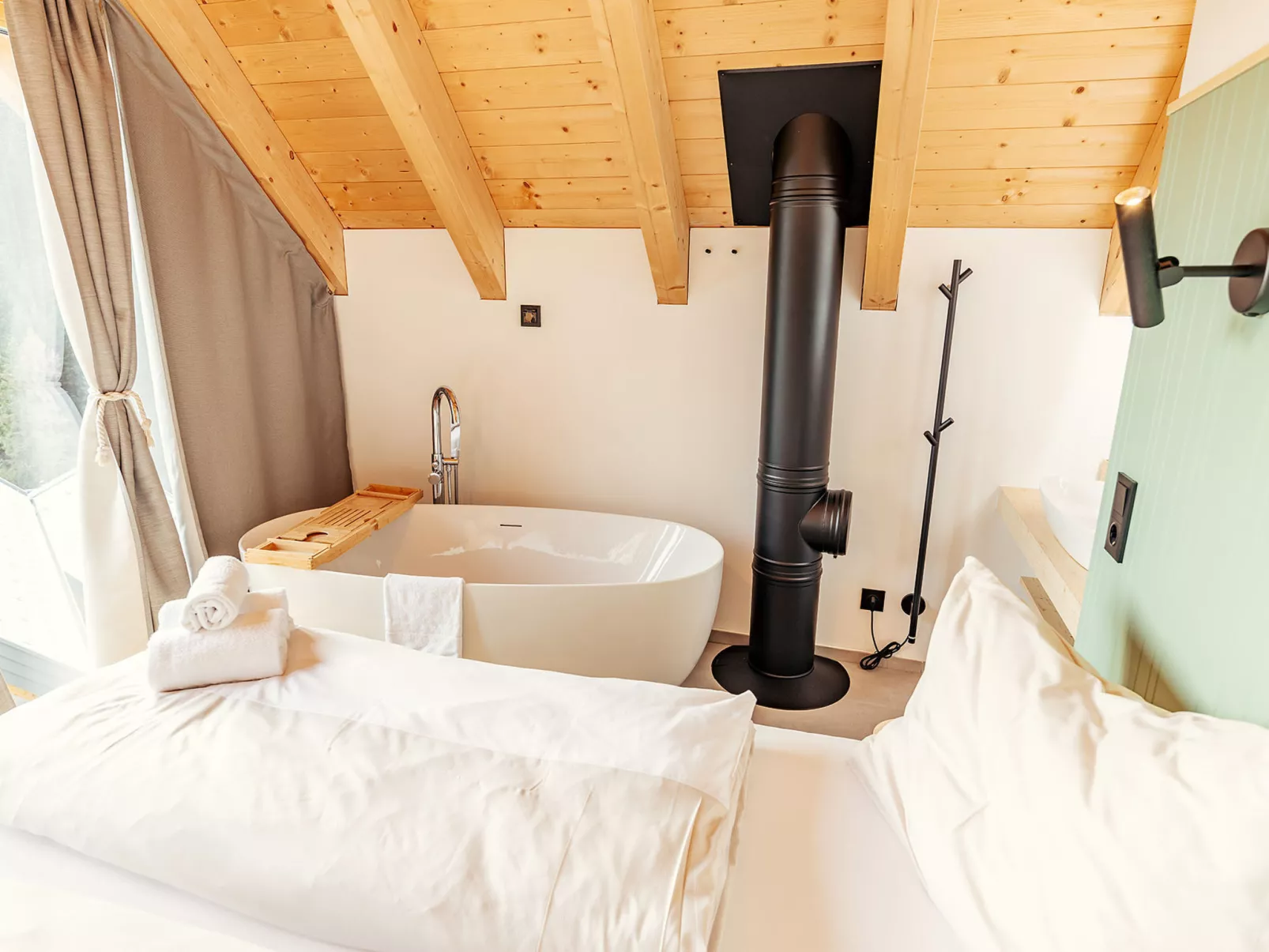 Chalet Nr. 4 mit 2 Schlafzimmern und Sauna-Inside