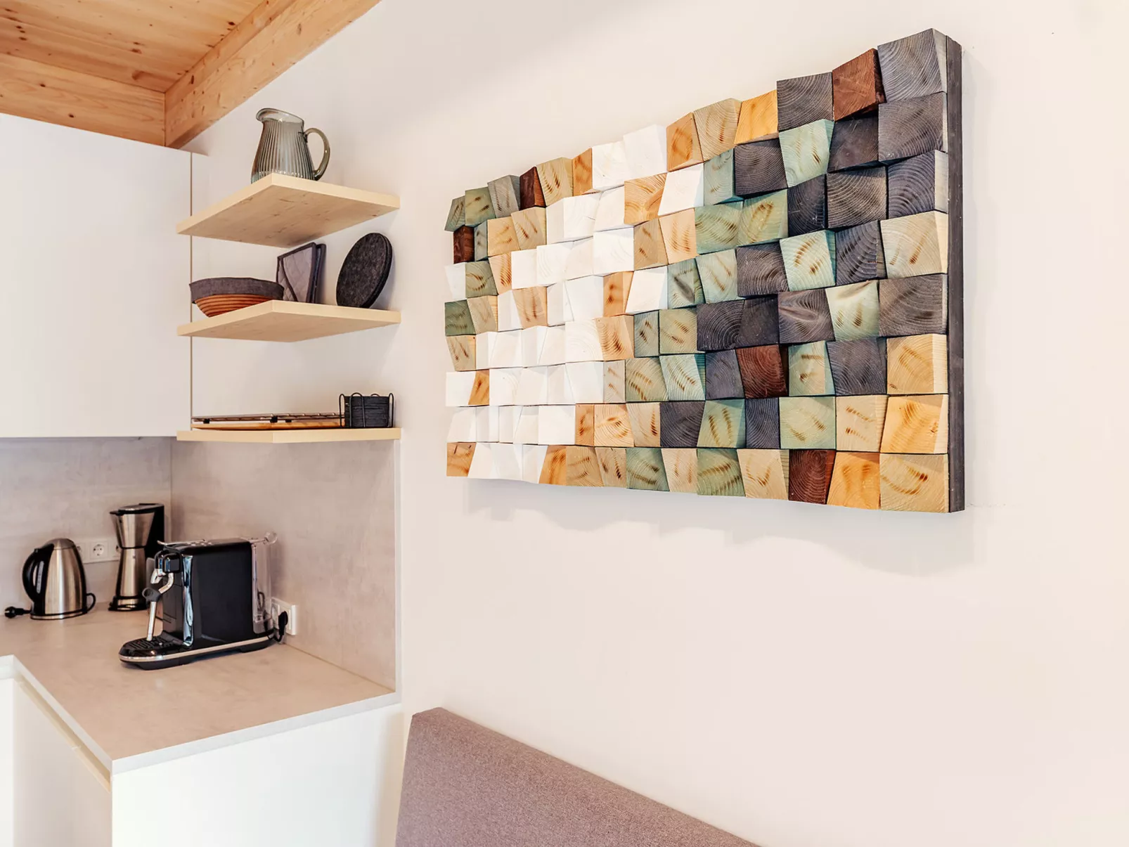 Chalet Nr. 1 mit 2 Schlafzimmern und Sauna-Dedans