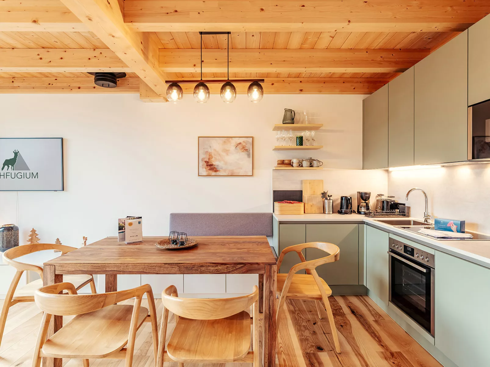 Chalet Nr. 4 mit 2 Schlafzimmern und Sauna-Inside