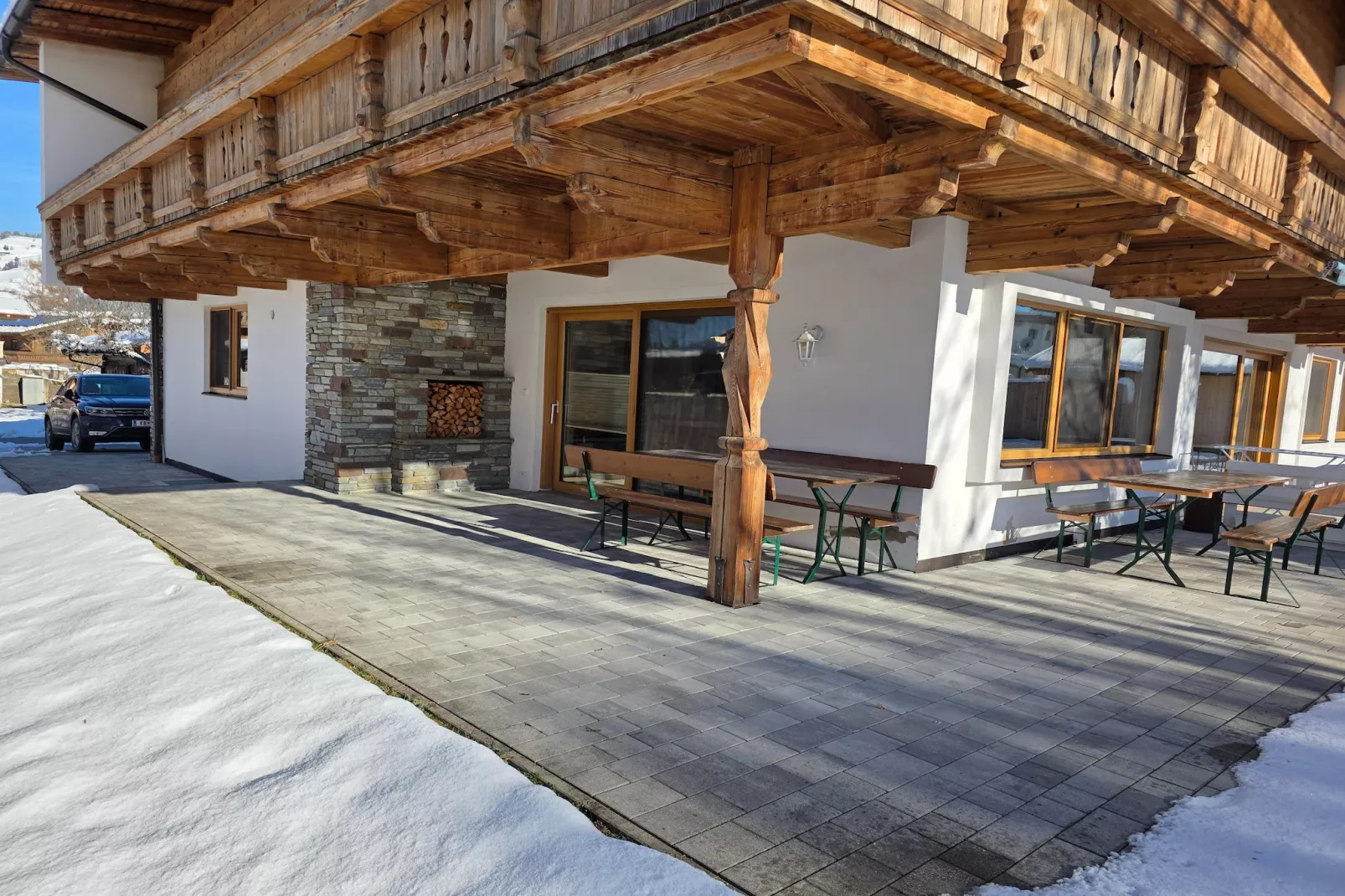 Apartment Schlögl-Terrace balcony
