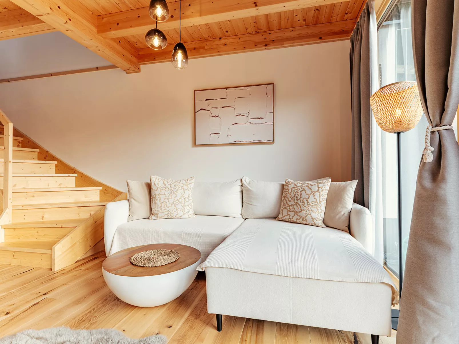 Chalet Nr. 4 mit 2 Schlafzimmern und Sauna-Inside