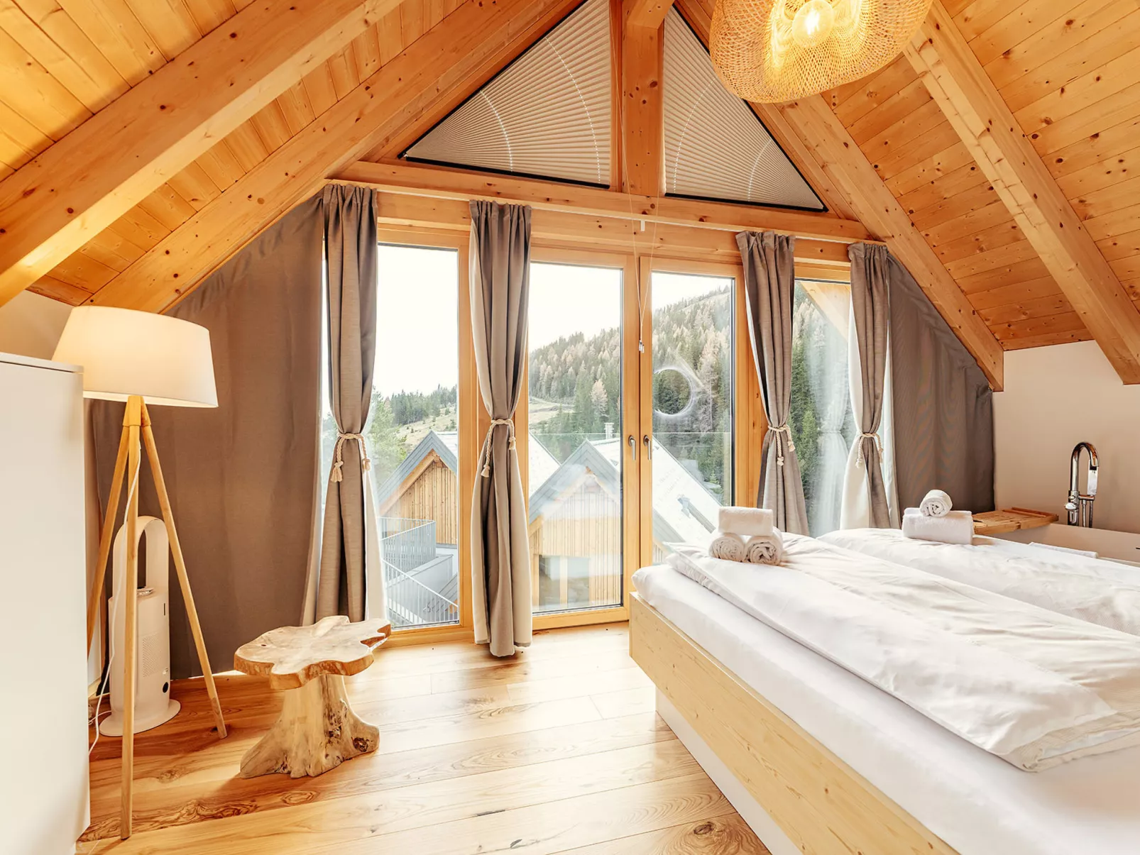 Chalet Nr. 4 mit 2 Schlafzimmern und Sauna-Inside