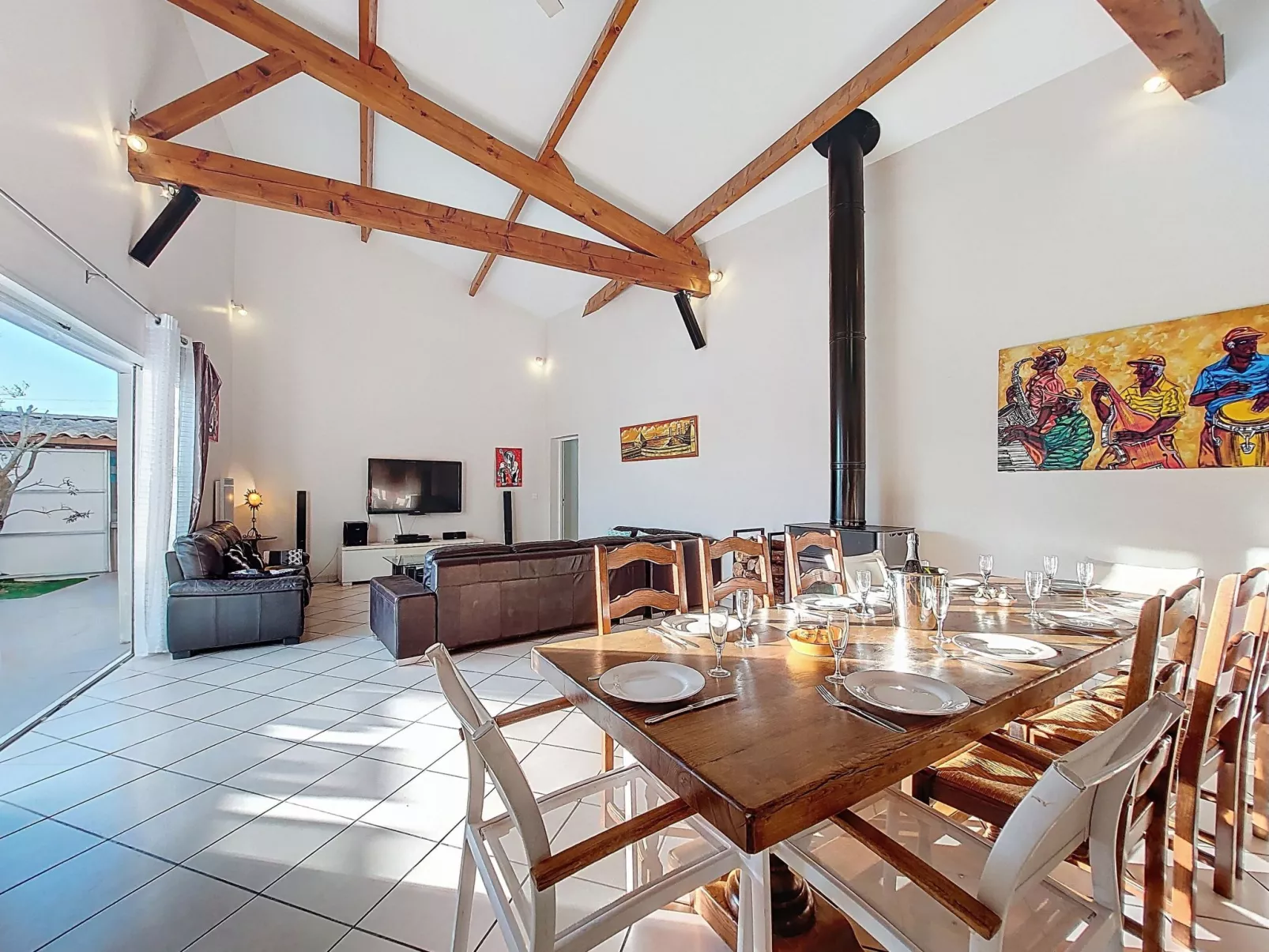 Les Roselières-Drinnen