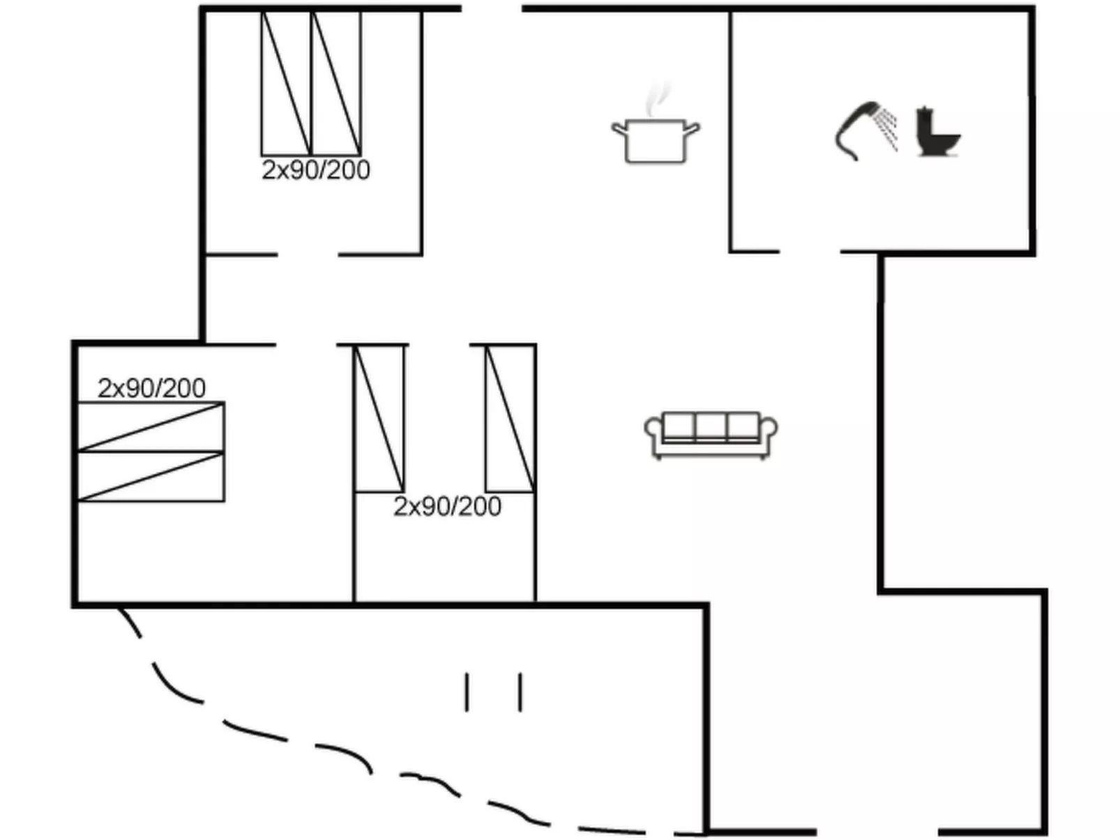 "Viljo" - 100m from the sea-Inside