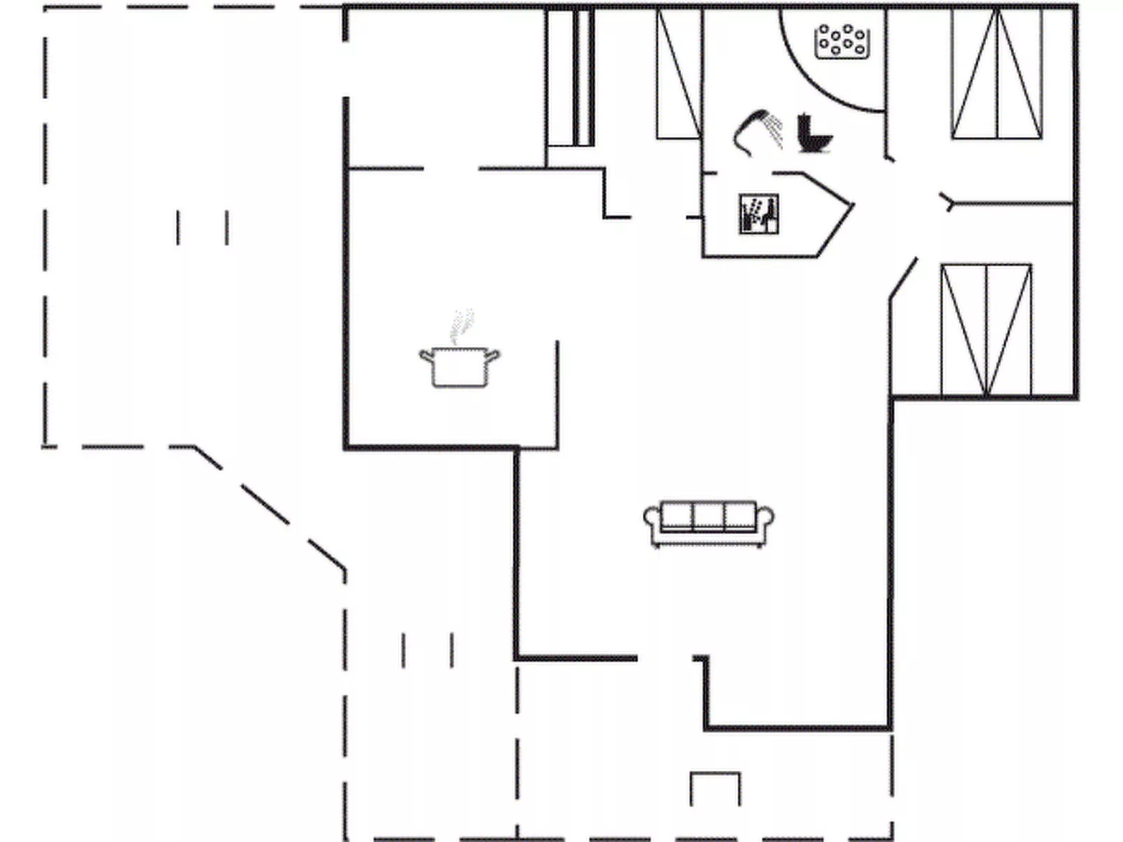 "Bryngeir" - 100m from the sea-Drinnen