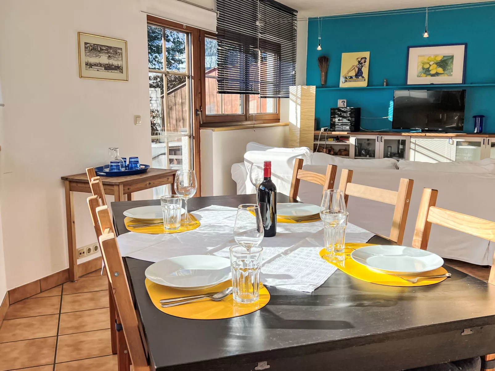 Blauer Elefant-Dedans