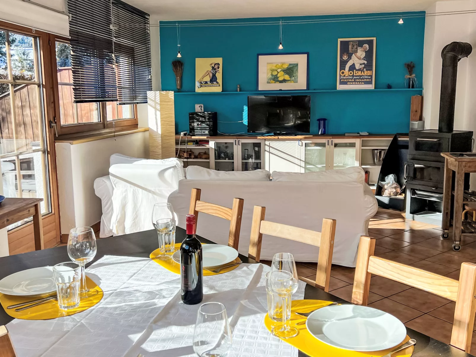 Blauer Elefant-Dedans