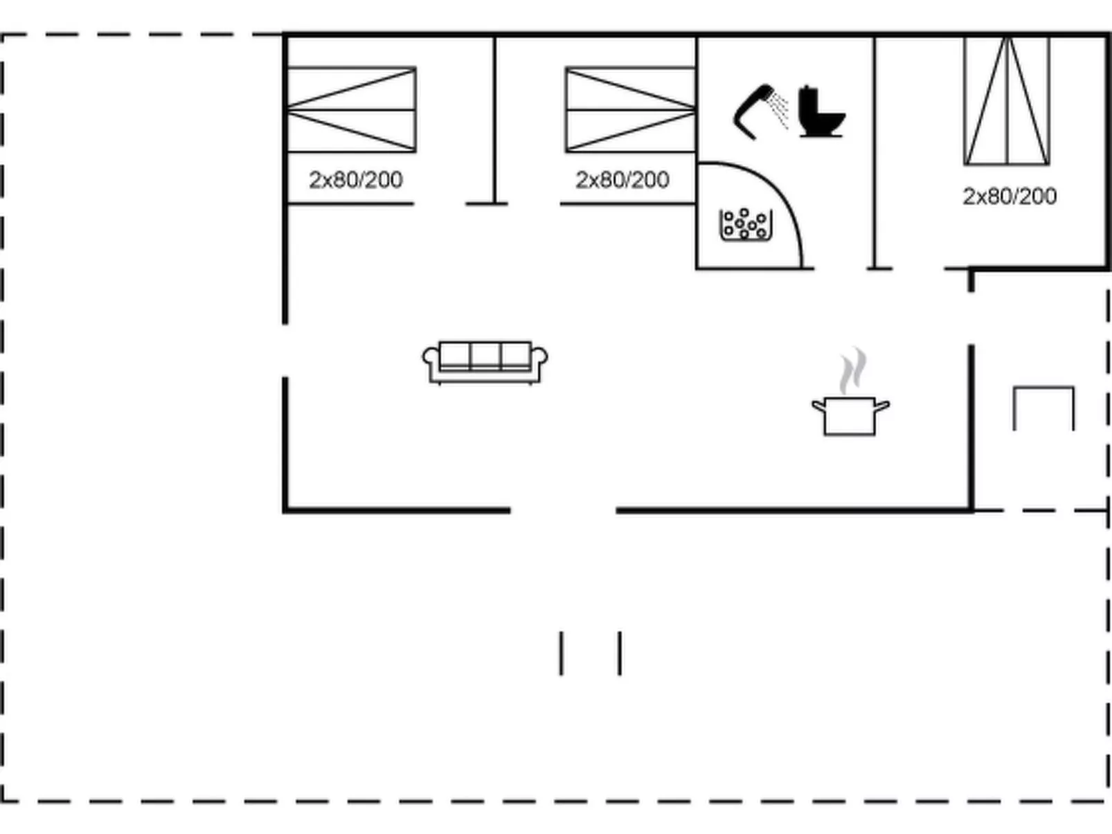 "Rixa" - 350m from the sea