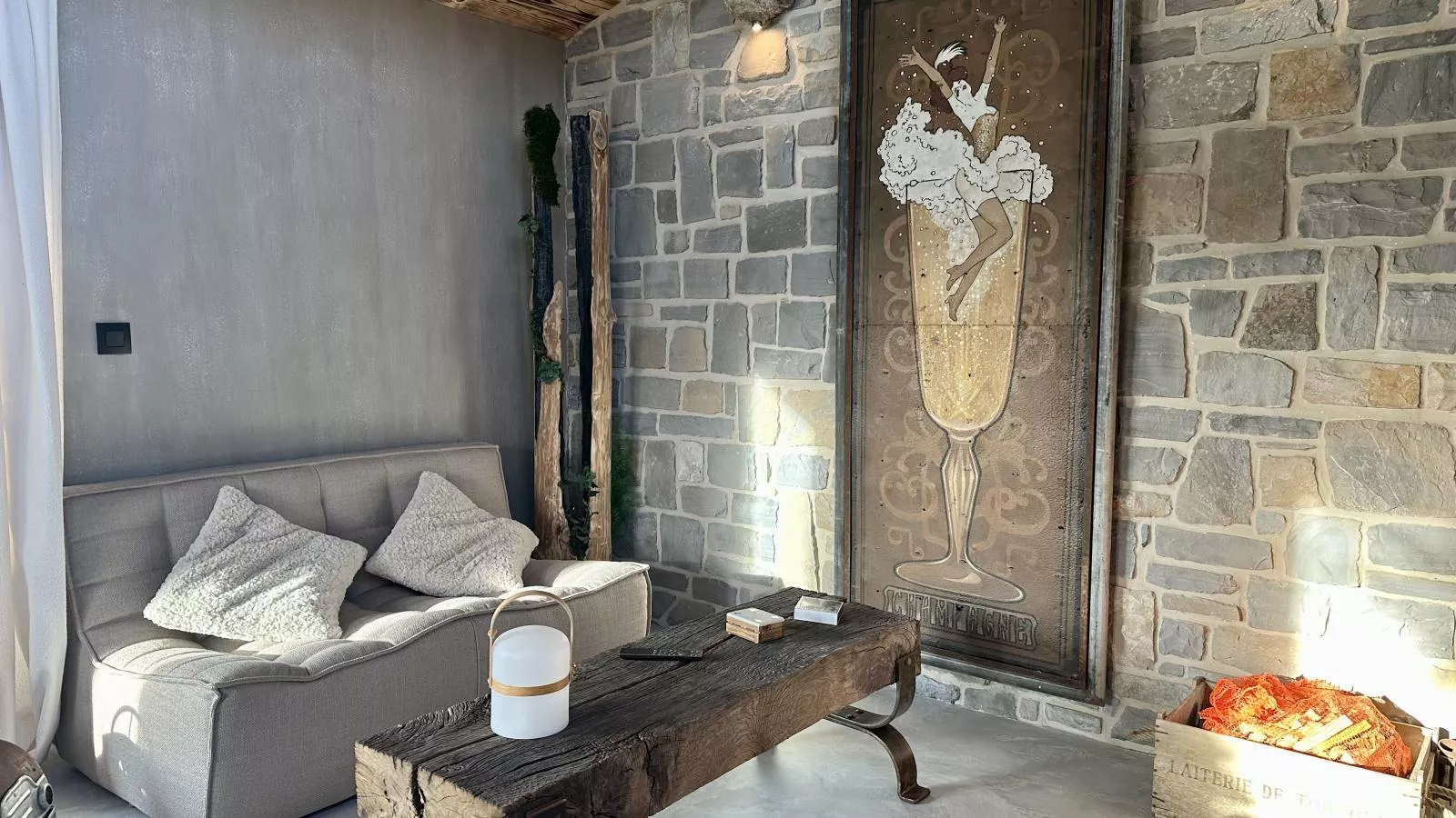 Chez Brigitte-Living room