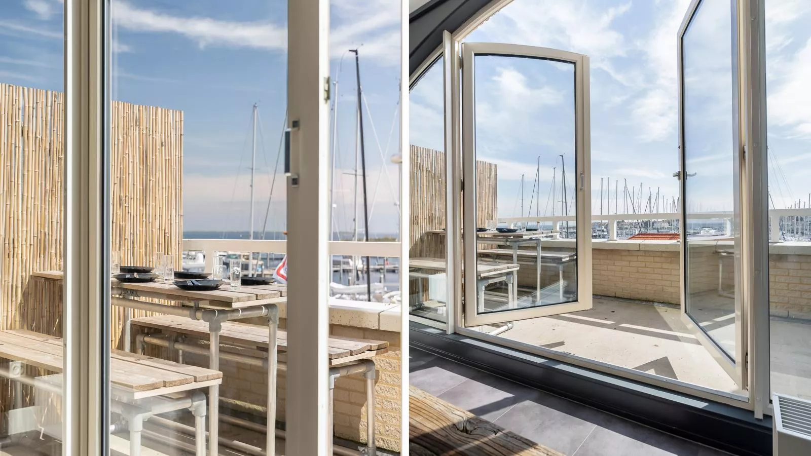 De Brouwersdam-Vue sur l'eau