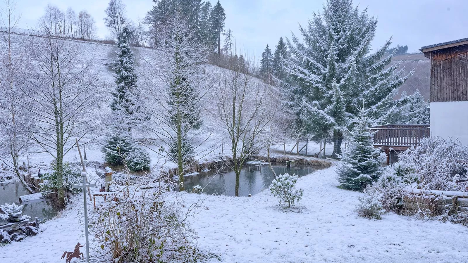 Am Damwildgehege I-Jardin en hiver