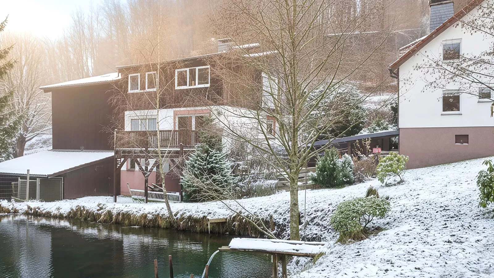 Am Damwildgehege I-Extérieur hiver