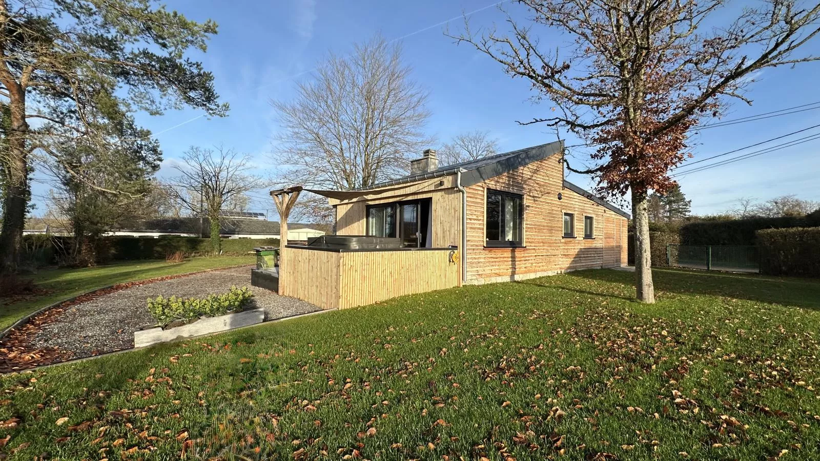 Chez Brigitte-Exterior in summer