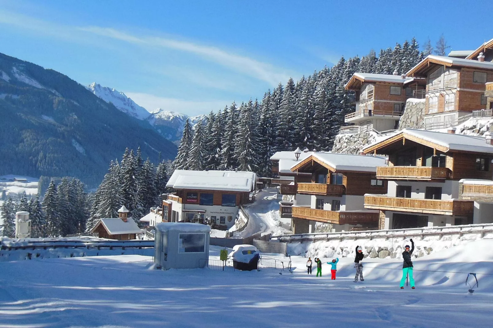 Nationalpark Chalet Rainerhorn-Area winter 1km