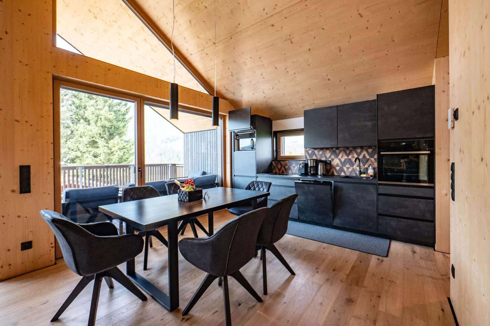 Penthouse in Mieders-Dining room