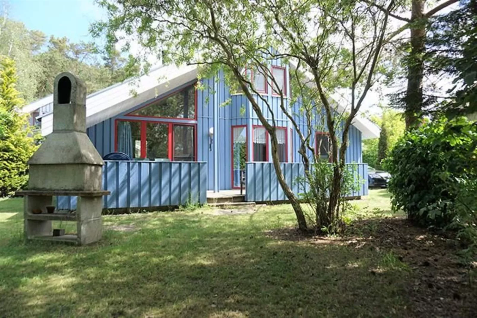 FH Wildgans Comfort mit Sauna & Kaminofen 81 qm 182-Außenbereich Sommer