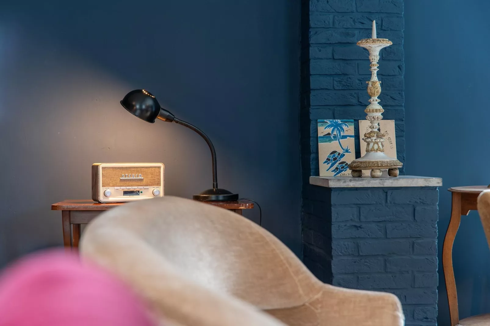 Maison Bleue-Wohnzimmer