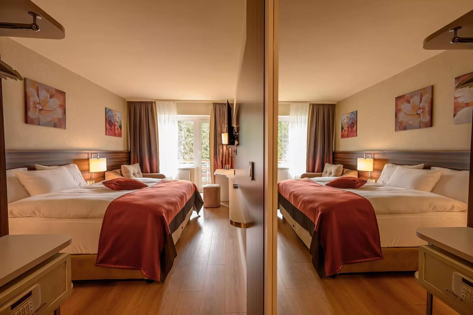 Schwarzbachtal  - Double Room Forest View with Balcony-Bedroom