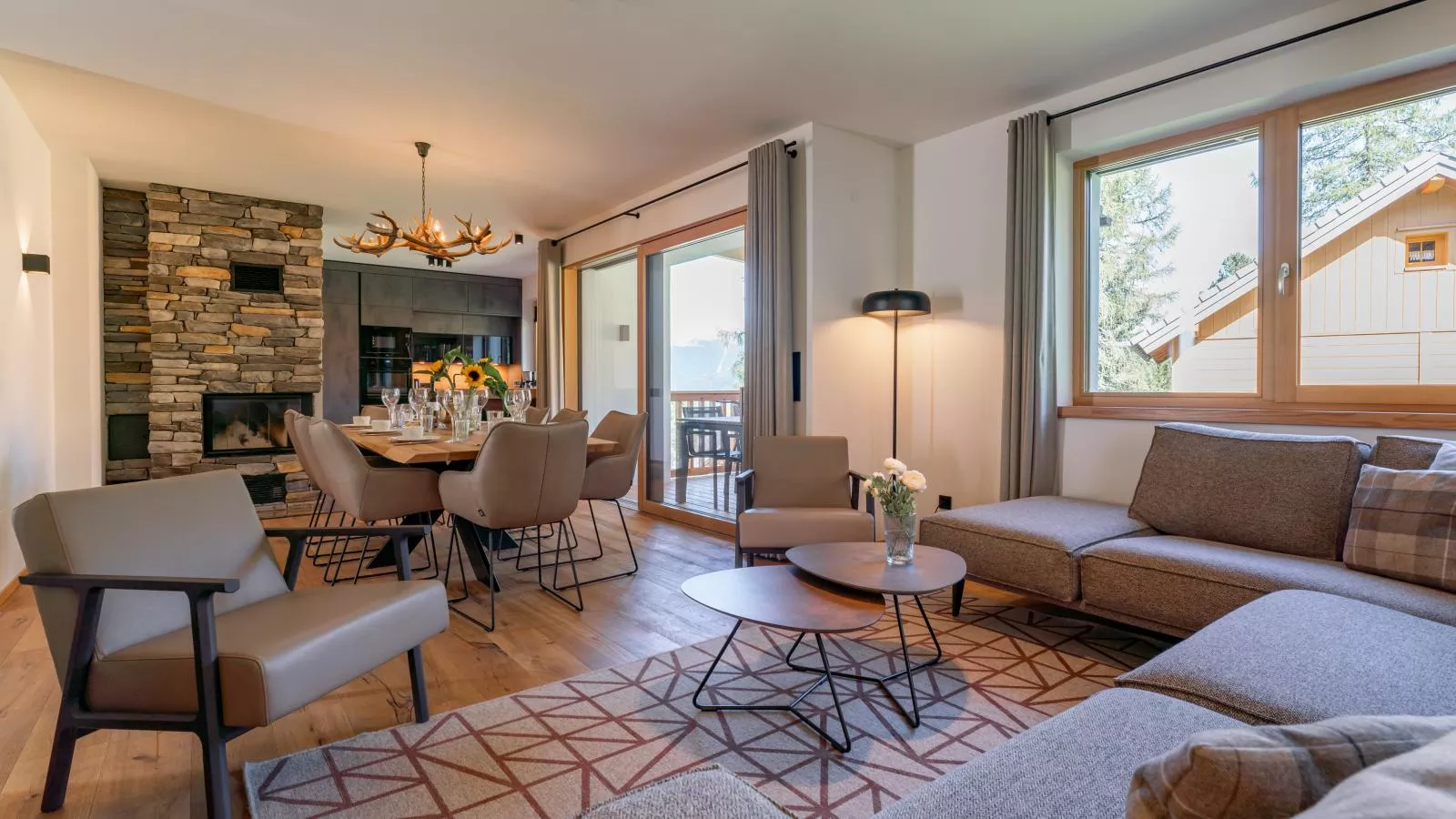 Romantik Mountain Chalet-Salon
