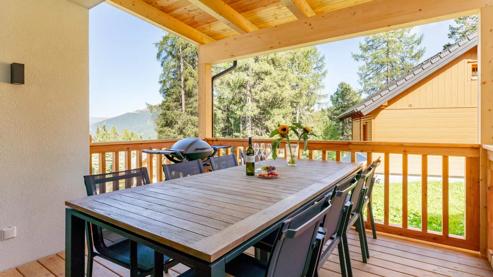 Romantik Mountain Chalet-Balcon-terrasse