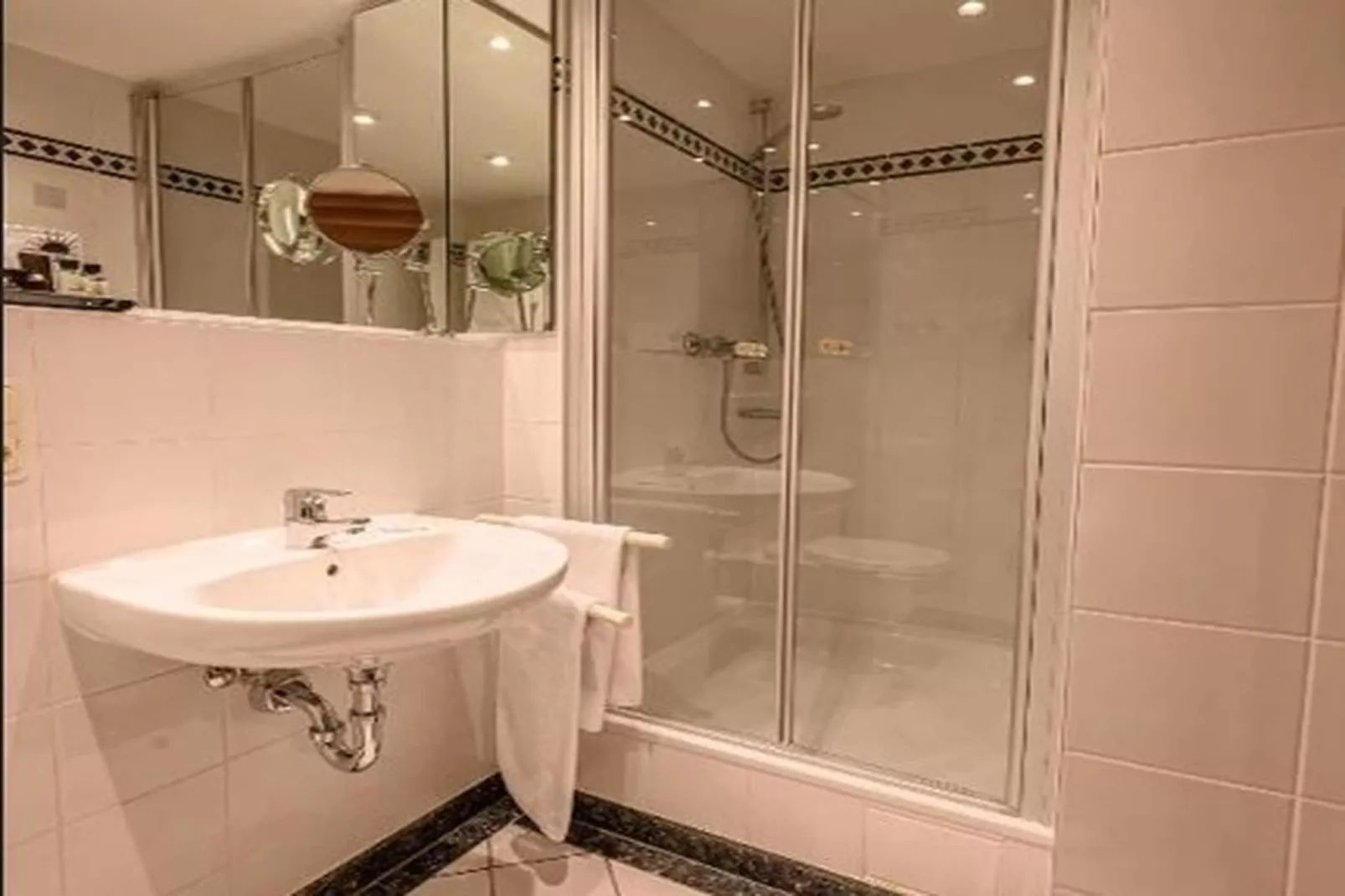 Schwarzbachtal - Double room Forest and Mountain View With balcony-Bathroom