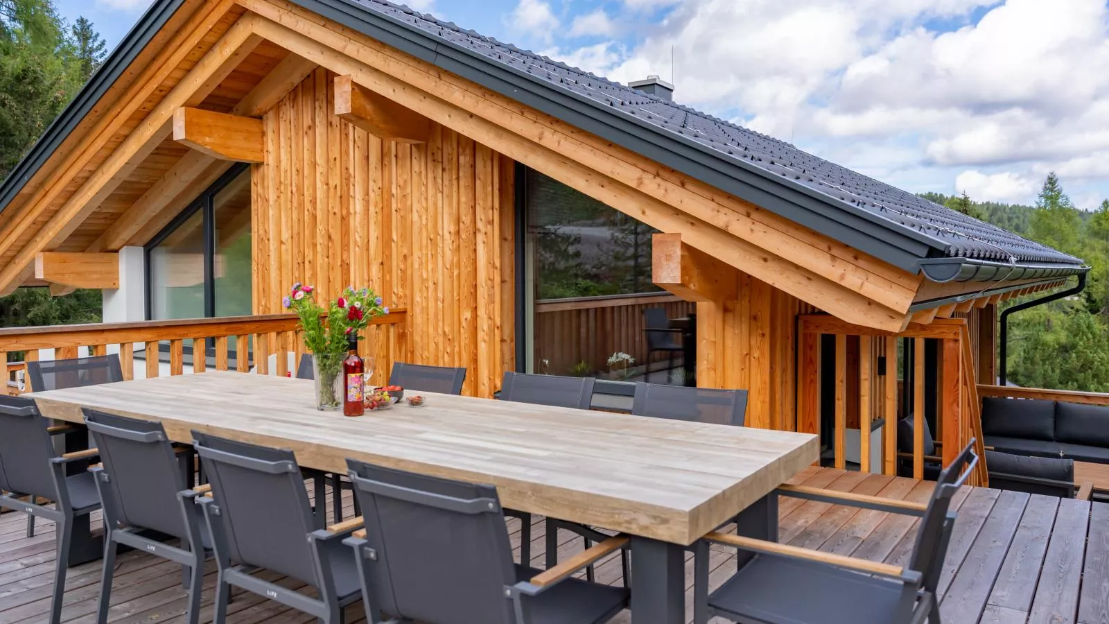 The Cosy Bear Lodge-Balcon-terrasse