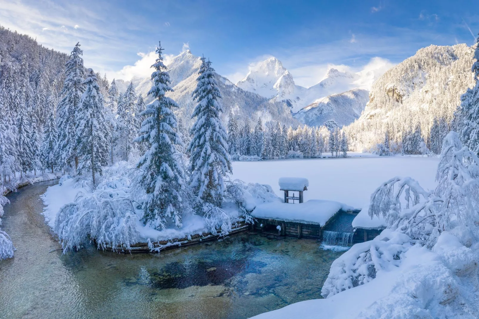Schiederweiher-Gebiet Winter 5 km