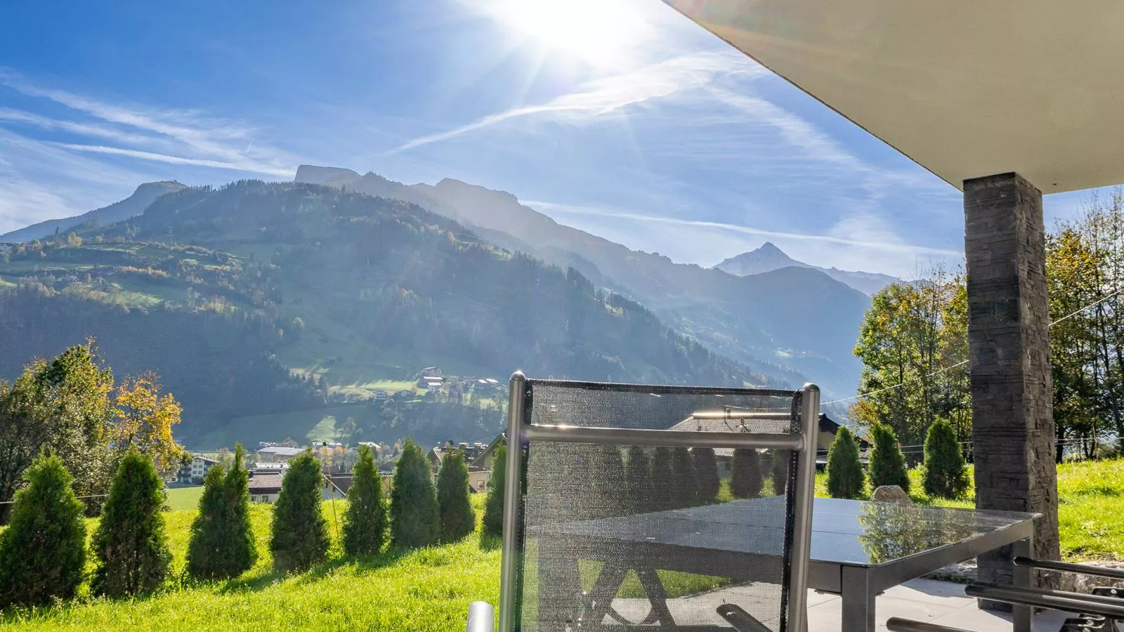 Appart Zell-Gardens in summer