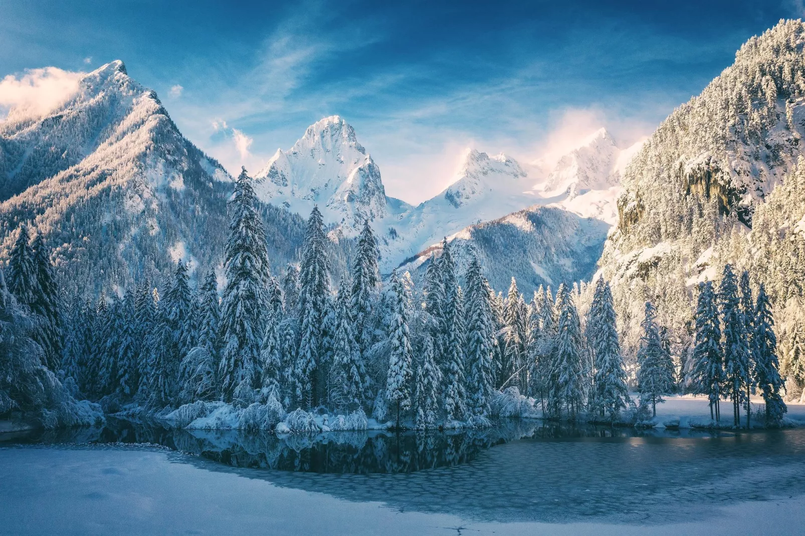 Schiederweiher-Gebiet Winter 5 km