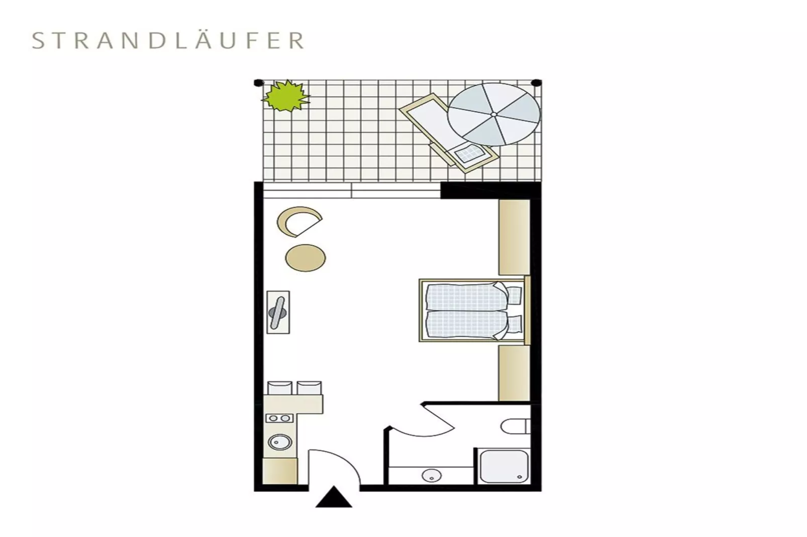 Apartment Strandläufer 113-Plan