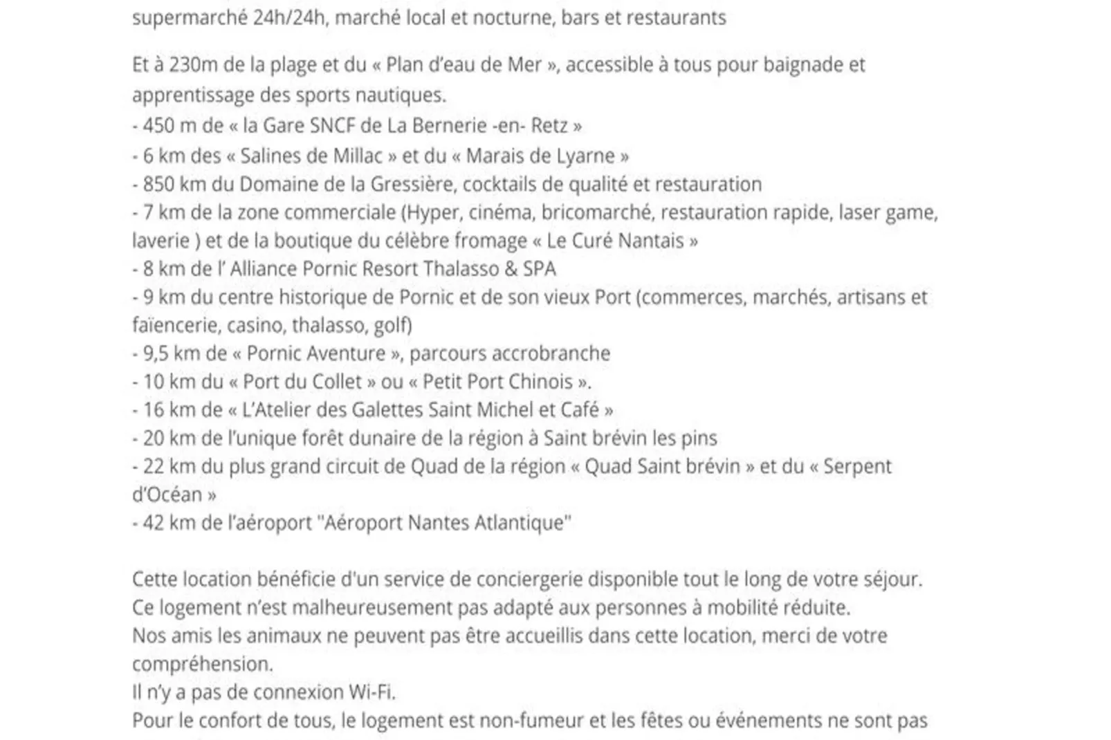 Appartements à La Bernerie en Retz-Non tagué