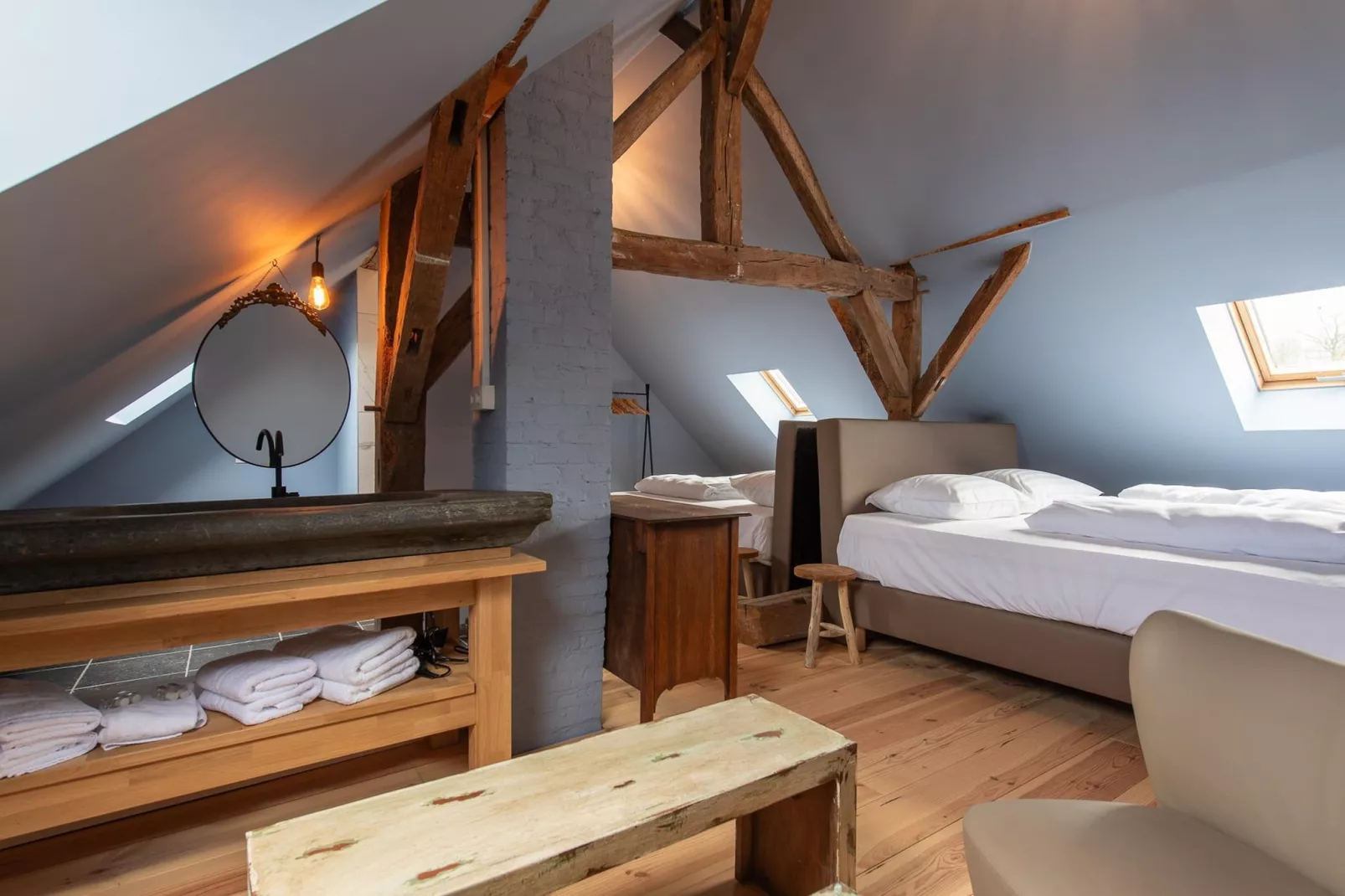 Maison Bleue-Schlafzimmer